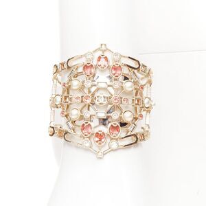 Chanel 2017 Pearl Medallion Bangle